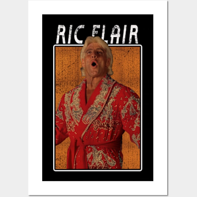 Vintage Wwe Ric Flair Wall Art by The Gandol